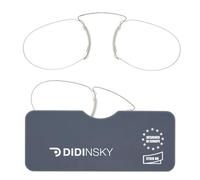 DIDINSKY CherryReading glasses for men and women. Portable glasses With Pocket Hard Case. Stylish frameless glasses for Optimal comfort. Fashion glasses. 4 colors - LOUVRE