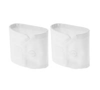 Didiseaon 1 Pair Detachable Sleeve Cuff False Sleeves Wrist Cuff Clothing Accessories for Women White Fabric Gentle on The Skin Easy to Pair Elegant Chic Arm Accessories for Special