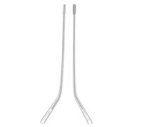 Didiseaon 1 Pair Metal Eyeglass Temple Replacement Arms for Glasses and Eyewear, Silver Colour with Ergonomic Design and Effortless Repair Feature, for Travel and Parties
