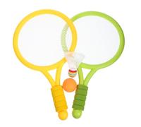 Didiseaon 1 Pair Plastic Tennis Racket with Ball Outdoor Fun for Parent Games and Tennis Beginners Encourages Active Play and Athletic Skills