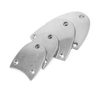 Didiseaon 1 Pair Tap Dance Shoe Heel Taps Silver Aluminium Lightweight Crisp Sound Front and Rear Replacement Plates with Screws Size 42 for Stage and Practice