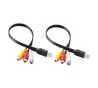 Didiseaon 1 Pair USB to Cable USB Male to Female Cable for Home Theater Tv and Audio Systems High Speed Data Transmission with Quality Core