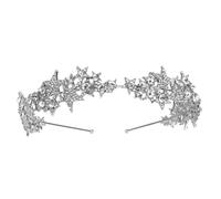 Didiseaon 1 PC Beautiful Hair Accessories Star Crown Headband for Brides Dances Parties Elegant Rhinestone Hair Clip for Women