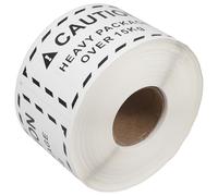 Didiseaon 1 Roll 500 Adhesive Labels Heavy Load Warning Shipping Pallet Labels White Waterproof Copper Plate Sticker Simple Application for Moving Pallets and International Logistics