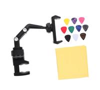 Didiseaon 1 Set Adjustable Guitar Music Score Holder Mobile Phone Rack Durable Easy to Install Smartphone Stand for Musicians for Practice Performance Indoors Outdoors