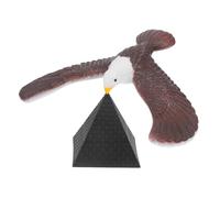 Didiseaon 1 Set Balance Bird Decoration for Office Home Stable Balancing Eagle Bird with Pyramid Stand Creative Table Decoration Teaching Aid for Physics Lessons