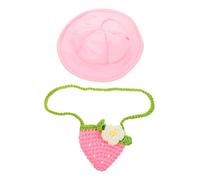 Didiseaon 1 Set Cute Bunny Hat and Bag for Small Pets Adorable Costume Accessories for Parties and Photoshoots Durable Design for Easy Wear for Everyday Use and Special Occasions
