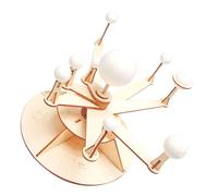 Didiseaon 1 Set DIY Solar System Model Kit Wooden Planet for Engaging Stem Educational Craft for Color Recognition Fine Motor Skills Development for Birthdays and Holidays