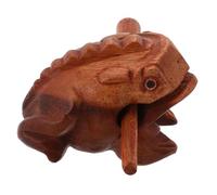 Didiseaon 1 Set Frog Shaped Wooden Musical Instrument Easy to Play Percussion Frog Sound Maker Durable for All Ages Cognitive Tool for Music Teaching Exceptional Craftsmanship and Tactile