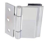 Didiseaon 1 Set Heavy Duty Glass Door Hinge Clamp for Bathroom Wine Cabinet Stylish Design Easy Installation Durable Construction for Humid Environments