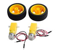 Didiseaon 1 Set Motor Gear for Smart Car High Torque Dc Electric Motor with Dual Shaft for DIY Projects Rc Cars and Robot Models Stable Output High Temperature Resistance and Design