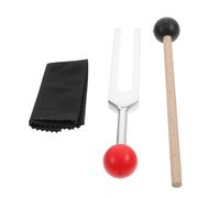 Didiseaon 1 Set Musical Tuning Fork Set Sound Healing Instruments for Chakra Meditation Durable Aluminum Alloy Easy to Use Complete Kit with Mallet and Cleaning Cloth