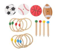 Didiseaon 1 Set Outdoor Ring Toss Game Sensory Integration Training Equipment for Fun Family Backyard Activity to Promote Hand Eye Coordination and Team Building