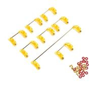Didiseaon 1 Set Plated Key Stabilizer Satellite Mounted Accessory for Mechanical Keyboard Enhanced Workmanship Stability for Press Consistency