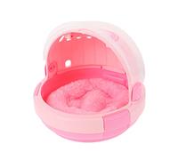 Didiseaon 1 Set Portable Parrot Cage with Breathable Cover Pet Carrier for Conure Cockatiel Compact Outdoor Nest with Pad Safe Travel Cage for Birds for Trips