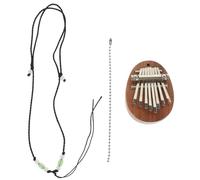 Didiseaon 1 Set Thumb Piano Kalimba with Lanyard Portable Pocket Musical Instrument for All Ages Easy to Play for Birthdays Christmas and Valentines Day