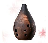 Didiseaon 10 Holes Xun Instrument Professional Ceramic Ocarina for Beginners Ancient Chinese Flute Purple Clay Design Suitable for Artists and Performers Random Style