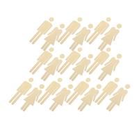 Didiseaon 10 Sets Mirror Acrylic Bathroom Signs with Male and Female Symbols Self-adhesive Restroom Identification Plates for Toilet Doors Stylish Wall Signs for Home Office Business Use