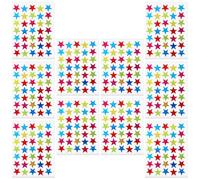 Didiseaon 10 Sheets Colorful Star Reward Stickers for, Multi-Function Small Kindergarten Teacher Stickers, 1.5Cm Diameter Mini School Incentive Labels for