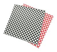 Didiseaon 100 Sheets Greaseproof Sandwich Wrapping Paper Sheets Checkered Oil-Resistant Food Liners for Baking French Fries Fried Chicken Restaurant and Home Use