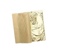 Didiseaon 100 Sheets Imitation Gold Leaf Foil Metallic Crafting Decoration for Art Frames Furniture Restoration Non Edible Decorative Gold Leaf Supplies