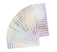 Didiseaon 1000Pcs Ce Rohs Certified Holographic Counterfeiting Label Stickers Oval Color Changing Adhesive for International Market Security and Trading Use