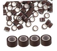 Didiseaon 1000pcs Silicone Flared Hair Extension Rings Invisible No Trace Hair Clips for Daily Wear Parties Weddings and More