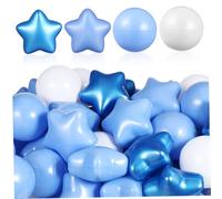 Didiseaon 100pcs Ball Pit Balls Star Shape Lightweight for Ocean Themed Party Bulk
