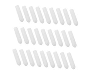Didiseaon 100pcs Dishwasher Rack Caps Dishwasher End Cover Caps Rack Guard Flexible Dust Thread Protector Covers White
