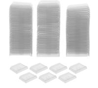 Didiseaon 100Pcs Disposable Plastic Embedding Cassette Mold Base 7X7X5Mm Coded Pathology Specimen Holder for Medical Histology Testing