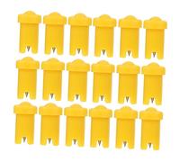 Didiseaon 100pcs Eyelash Glue Bottle Needles Nozzle Tips for Eyelash Extension Supplies Yellow Easy to Use for Lash Artists