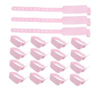 Didiseaon 100pcs Identity Wristband Arm Bands for Events Wristband Identification Bracelet Hospital Identification Medical Id Bracelet Admission Safety Id PVC Pink