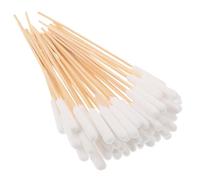 Didiseaon 100pcs Long Cotton Swabs for Dogs Ears Soft Large Head Wooden Handle Pet Cleaning Swabs for Earwax Removal Gentle Ear Cleaner for Cats and Dogs and Infection Prevention