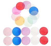 Didiseaon 100Pcs Natural Round Shells for DIY Wind Chime Making Handcrafted Shell Decor for Home Beach-Themed Crafts and Jewelry Making