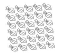 Didiseaon 100pcs Stainless Steel Heart Hair Clips Geometric Bobby Pin Wedding Guest Hair Accessories