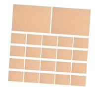 Didiseaon 100Sheet Brown Kraft Sticker Paper Printable Labels for Printers Self-Adhesive Recycled Paper for Scrapbooking Address Mailing Storage School Supplies Compatible with Inkjet and