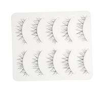Didiseaon 10pairs Reusable False Lashes Realistic Makeup Eyelashes for Daily Life and Parties