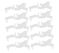 Didiseaon 10pcs 2-inch Blind Valance Clips Brackets for Horizontal Wood Blinds Mini Retainer Clips Window Treatment Hardware for Home Bathroom Living Room