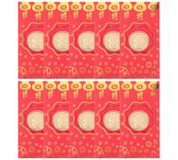 Didiseaon 10pcs 2024 Dragon Year Spring Festival Red Packets Chinese Style Money Pouches with Lantern Seal Ceremony Red Envelopes for New Year Blessing and Lucky Money Giving