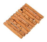 Didiseaon 10pcs 6mm Cork Floats for Fishing Rigs - Soft Wooden Tackle Sticks for Float Fishing Rods - Buoyancy Floaters for Carp, Bream Freshwater Angling Accessories