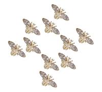Didiseaon 10pcs Alloy Vintage 3d Bee Nail Charms DIY Manicure Decor Nail Art Jewelry for Creative Decoration