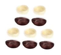 Didiseaon 10Pcs Artificial Bird Nests Realistic Craft Decor for Garden Home Outdoor Decorations Table Garnish Cold Dish Ornament Natural Color Variety