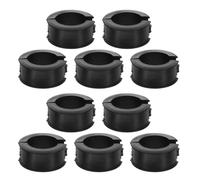 Didiseaon 10Pcs Bike Handlebar Stem Gasket Set 22.2-31.8Mm Rubber Shim Adapter for Bicycle Stem Conversion, Non-Slip Handlebar Interface Reducer for Road and Mountain Cycling Maintenance