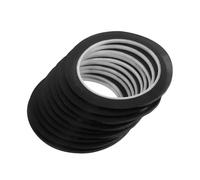 Didiseaon 10PCS Black Self Adhesive Whiteboard Grid Marking Tape Strong Adhesion Border Tape for Dry Erase Boards for Charts Art Craft and Office Use