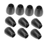 Didiseaon 10pcs Black Silicone Ear Tips Replacement Small Earbud Covers Soft Earpieces for Medical Stethoscope Accessories Easy to Clean Comfortable Fit