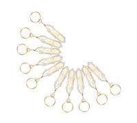 Didiseaon 10pcs Crystal Hair Charms for Braids African Inspired Lightweight Dreadlock Rings Comfortable Hair Accessories for Women Party and Outdoor Use