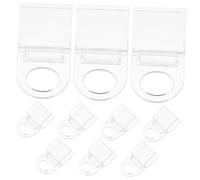 Didiseaon 10pcs Curtain Clip Blinds Handle Curtain Fastener Roller Shades Accessories Blind Holder Clips Acrylic Transparent