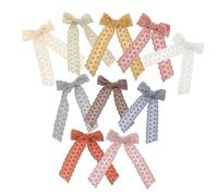 Didiseaon 10pcs Cute Bow Hair Clips Vintage Hairpin for Girls Hair Bows for Women Girls