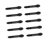 Didiseaon 10pcs Dual Sided Disposable Eyeshadow Brush Sponge Applicator Black Makeup Tool for Professional and Personal Use