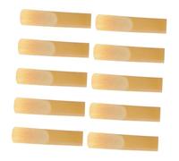 Didiseaon 10pcs Eb Alto Saxophone Reeds Compact Durable and Hand Made for Beginners and Professionals Easy to Carry Saxophone Accessories
